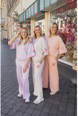 21Jewelz Co ord set met embleem - peach