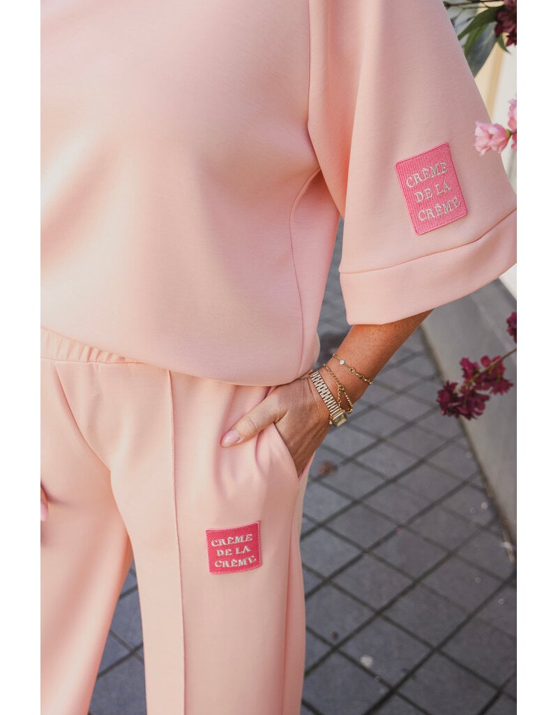 21Jewelz Co ord set met embleem - peach