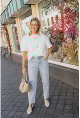 21Jewelz Effen boxy shirt - wit