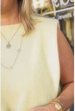 21Jewelz Wollige mouwloze top - geel