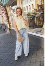 21Jewelz Wollige mouwloze top - geel