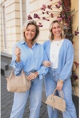 21Jewelz Gebreid vest - blauw