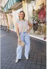 21Jewelz Wollige mouwloze top - beige