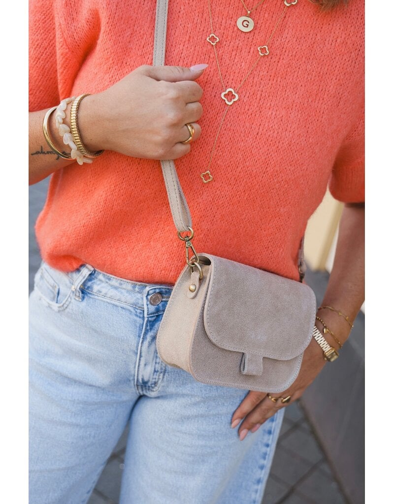 21Jewelz Wollige trui met korte mouw - koraal