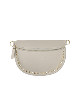 21Jewelz Crossbody tas met studs - lichtgrijs