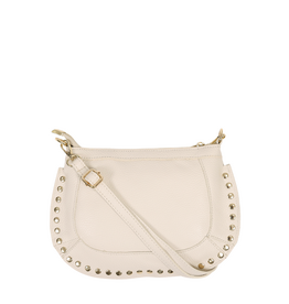 21Jewelz Middelgrote tas met gouden studs - ecru