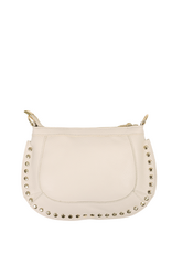 21Jewelz Middelgrote tas met gouden studs - ecru