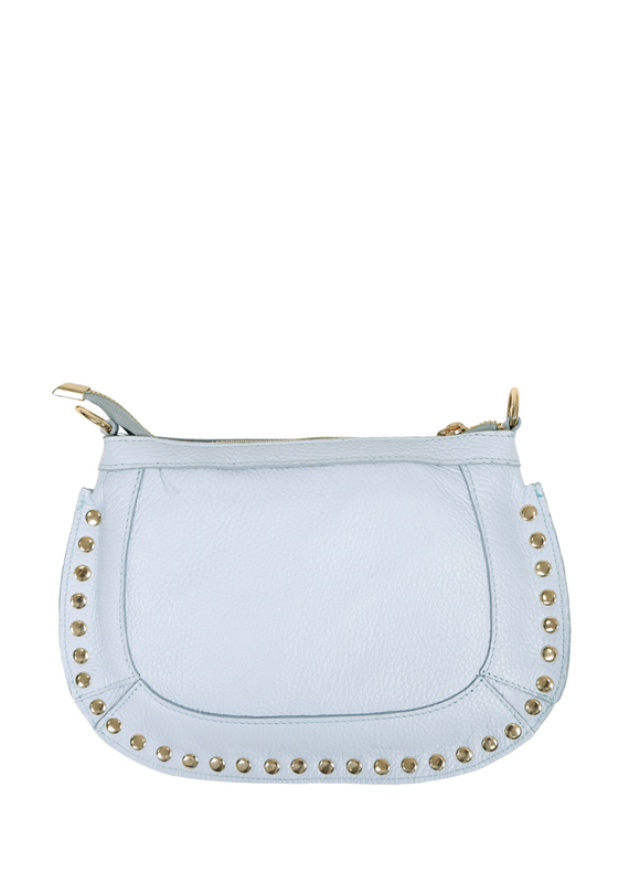 21Jewelz Middelgrote tas met gouden studs - lichtblauw