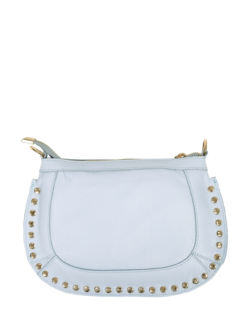 21Jewelz Middelgrote tas met gouden studs - lichtblauw