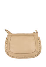 21Jewelz Middelgrote tas met gouden studs - beige