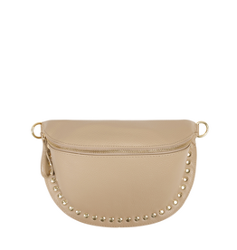 21Jewelz Crossbody tas met studs - donker beige