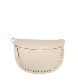 21Jewelz Crossbody tas met gouden studs - ecru