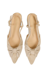 Babouche Babouche | Slingback suede beige