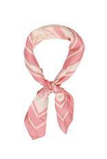 21Jewelz Satijn-look sjaaltje met print - ecru/roze