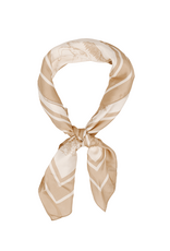 21Jewelz Satijn-look sjaaltje met print - ecru/beige