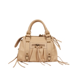 21Jewelz Tasje met franjes en gouden details - beige