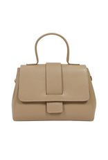 21Jewelz Leren tas met twee hengsels - beige