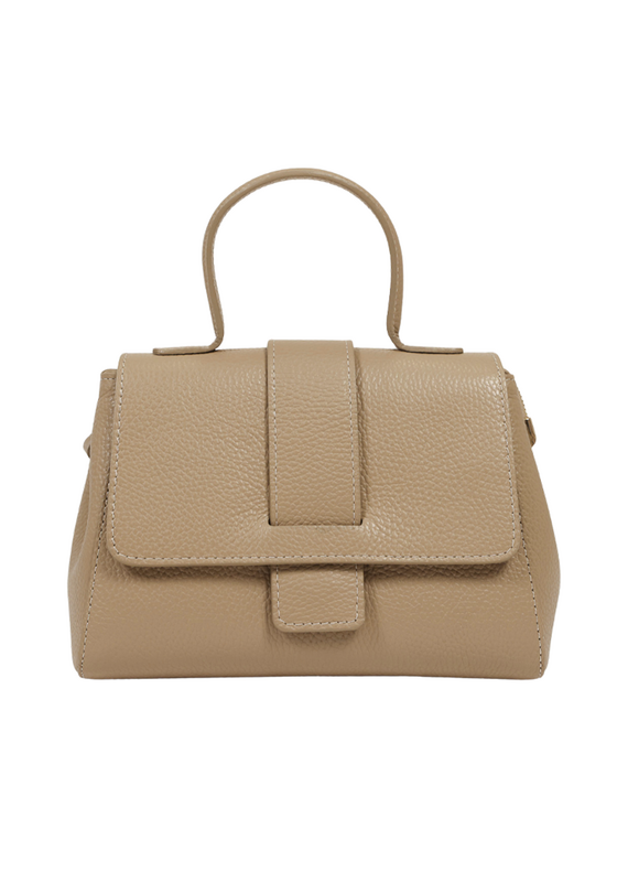21Jewelz Leren tas met twee hengsels - beige