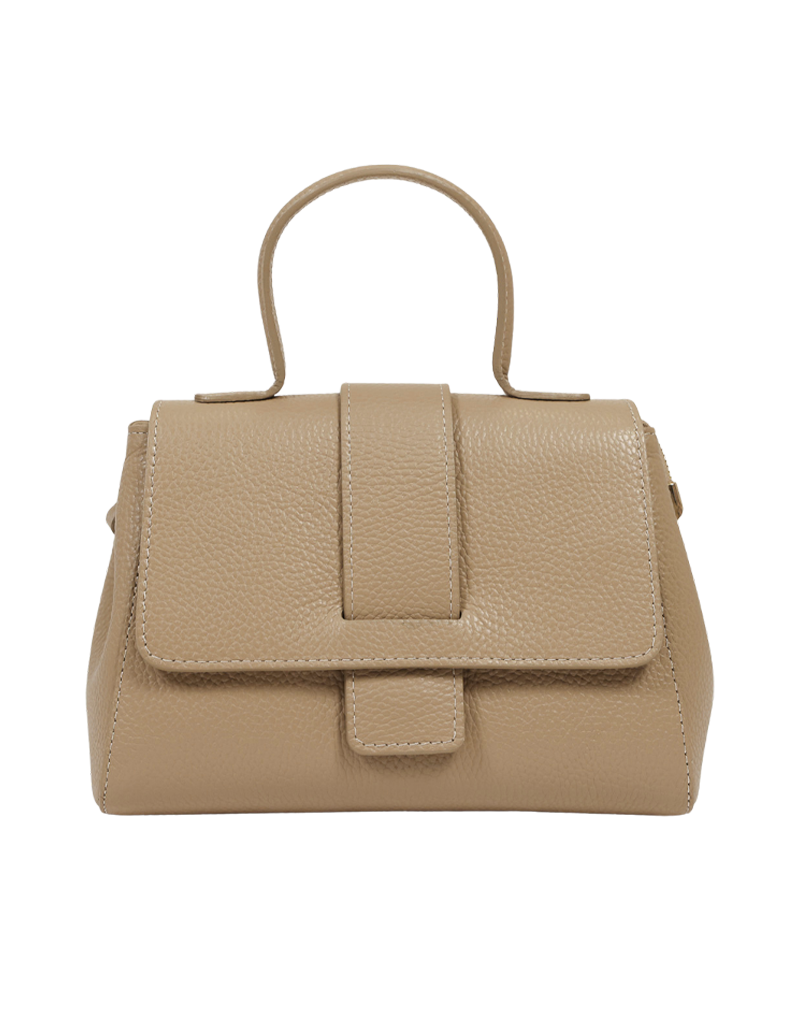 21Jewelz Leren tas met twee hengsels - beige