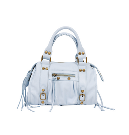 21Jewelz Tasje met franjes en gouden details - lichtblauw