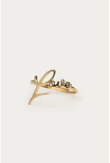 My Jewellery My Jewellery | Bold ring love - goud