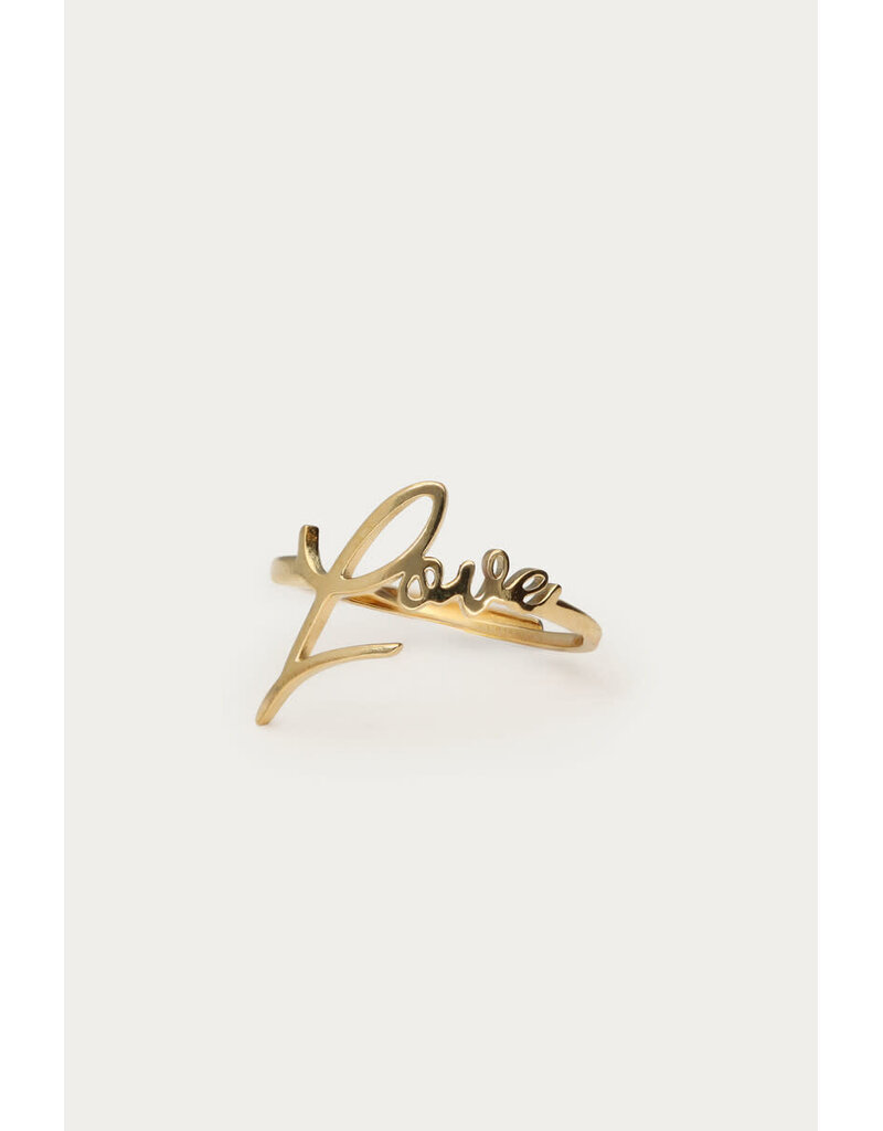My Jewellery My Jewellery | Bold ring love - goud