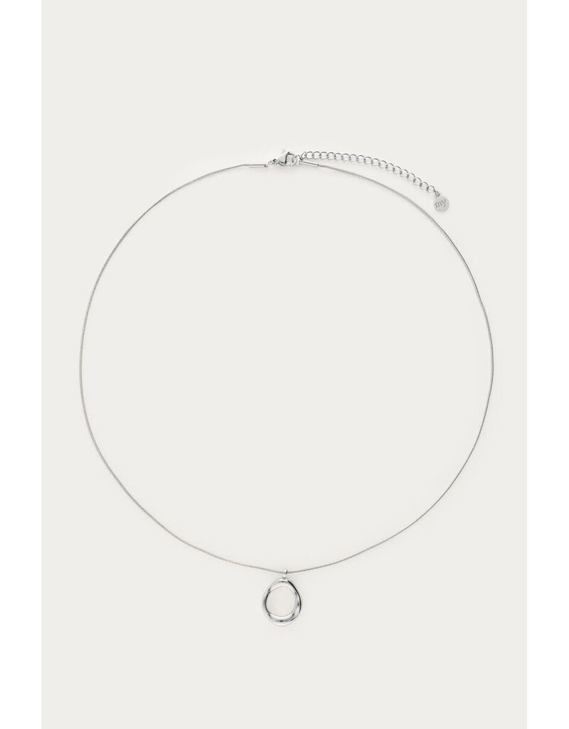 My Jewellery My Jewellery | Minimalistische ketting met ovaal - zilver