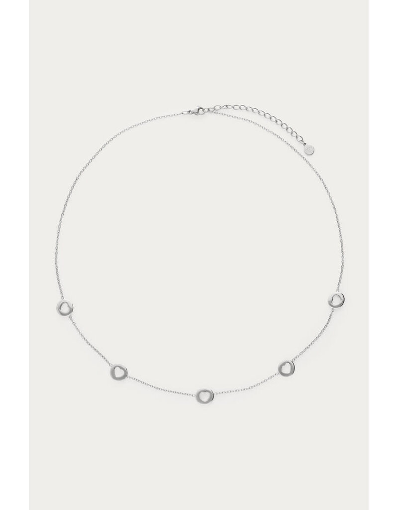 My Jewellery My Jewellery | Love ketting met open hartjes - zilver