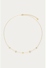 My Jewellery My Jewellery | Botanical ketting met open hartjes - goud