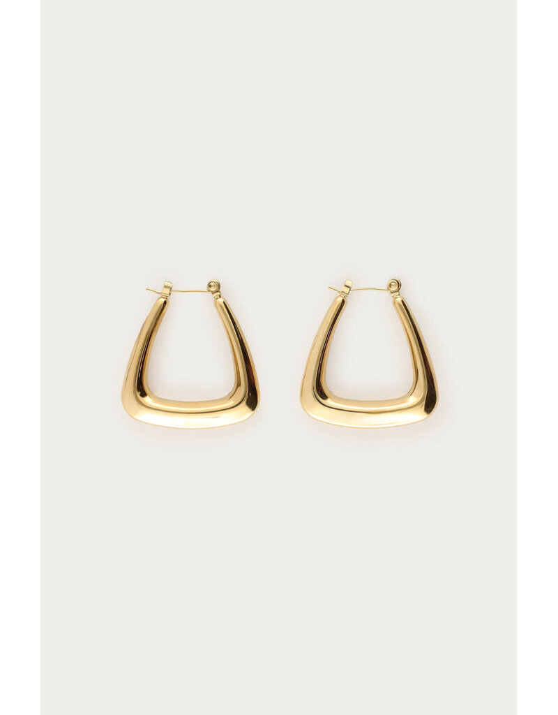 My Jewellery My Jewellery | Bold oorbellen triangel - goud