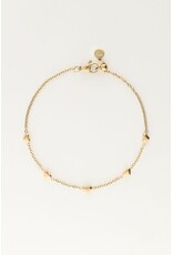 My Jewellery My Jewellery | Armband met kleine hartjes - goud
