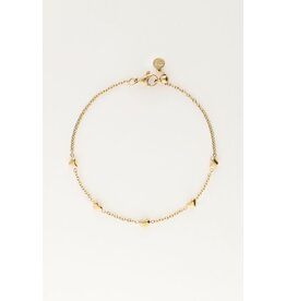 My Jewellery My Jewellery | Armband met kleine hartjes - goud