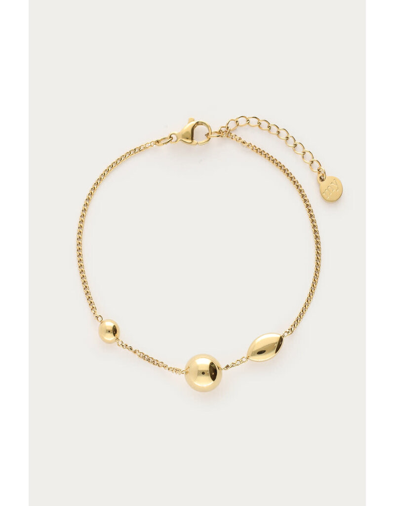 My Jewellery My Jewellery | Mystic armband met bollen - goud