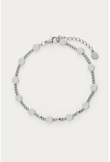 My Jewellery My Jewellery | Bold armband met munten  - zilver