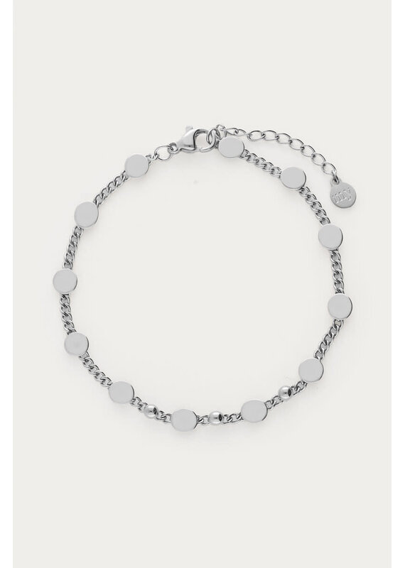 My Jewellery My Jewellery | Bold armband met munten  - zilver