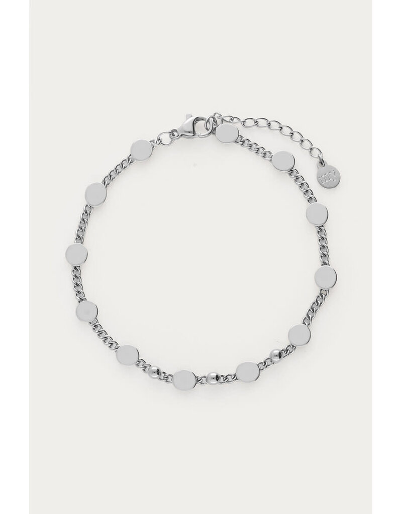 My Jewellery My Jewellery | Bold armband met munten  - zilver