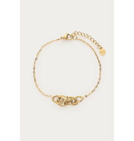 My Jewellery My Jewellery | Minimalistische armband met cirkels - goud