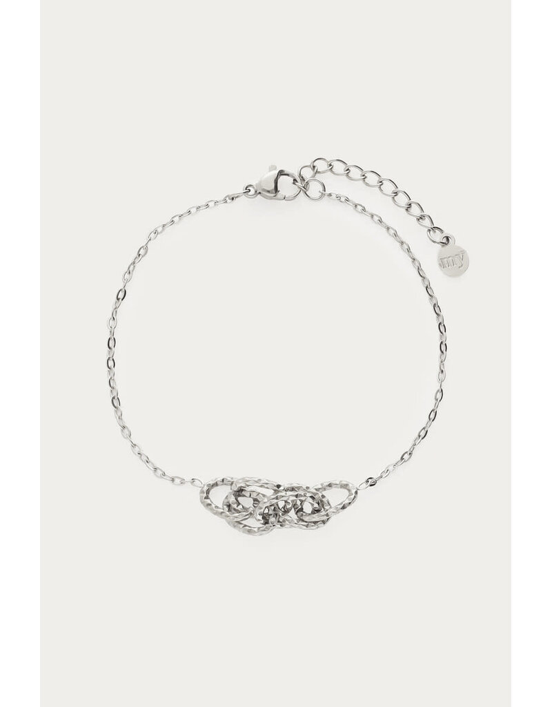 My Jewellery My Jewellery | Minimalistische armband met cirkels - zilver