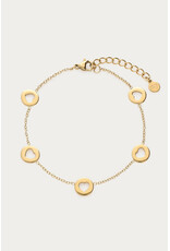 My Jewellery My Jewellery | Love armband met open hartjes - goud
