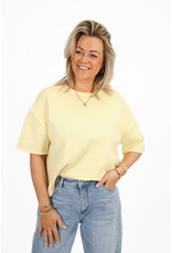 21Jewelz Sweater T-shirt met embleem - geel