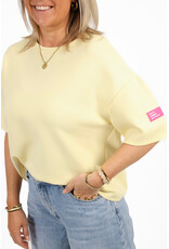 21Jewelz Sweater T-shirt met embleem - geel