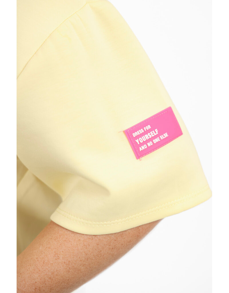 21Jewelz Sweater T-shirt met embleem - geel