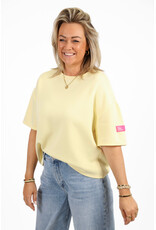 21Jewelz Sweater T-shirt met embleem - geel