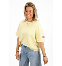 21Jewelz Sweater T-shirt met embleem - geel