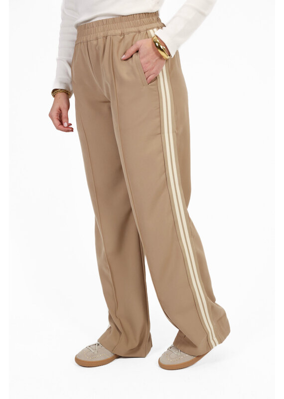 21Jewelz Beige jogger met streep