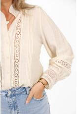 21Jewelz Kanten blouse - ecru