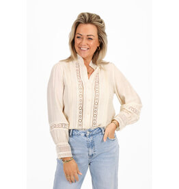21Jewelz Kanten blouse - ecru