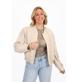 21Jewelz Basic bomber jasje - beige