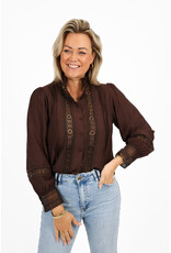 21Jewelz Kanten blouse - bruin