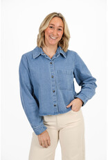 21Jewelz Denim blouse - blauw